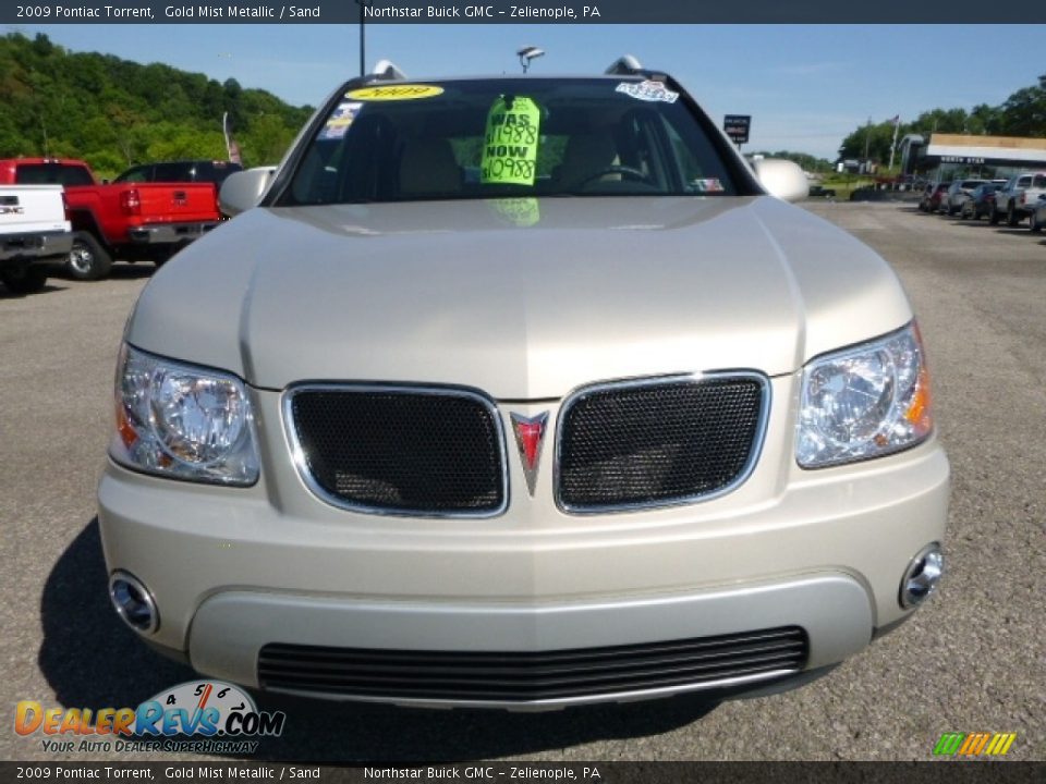 2009 Pontiac Torrent Gold Mist Metallic / Sand Photo #10