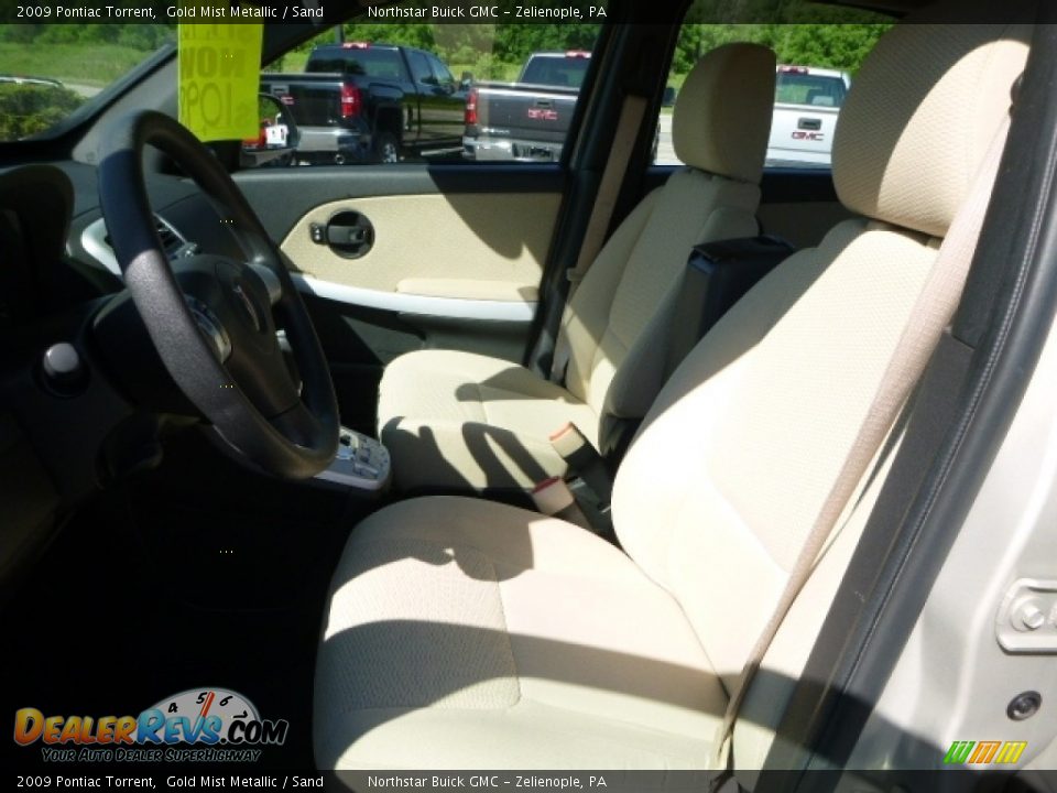 2009 Pontiac Torrent Gold Mist Metallic / Sand Photo #18