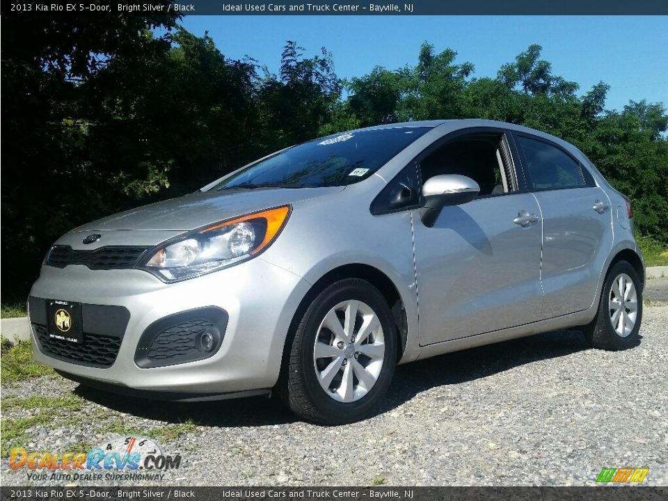 2013 Kia Rio EX 5-Door Bright Silver / Black Photo #1