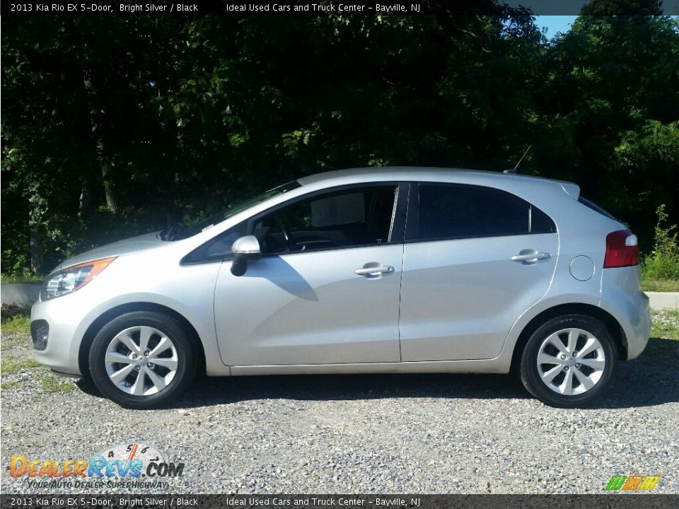 2013 Kia Rio EX 5-Door Bright Silver / Black Photo #5