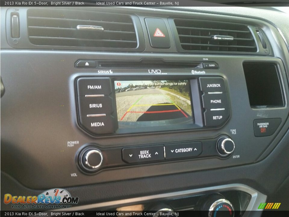 2013 Kia Rio EX 5-Door Bright Silver / Black Photo #14