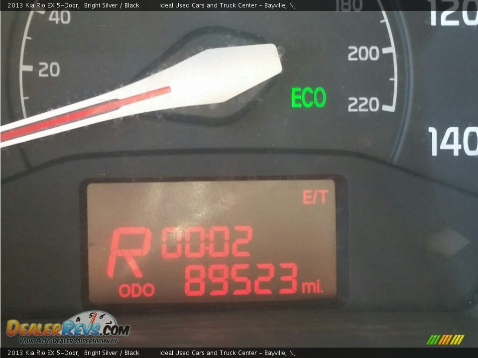 2013 Kia Rio EX 5-Door Bright Silver / Black Photo #15