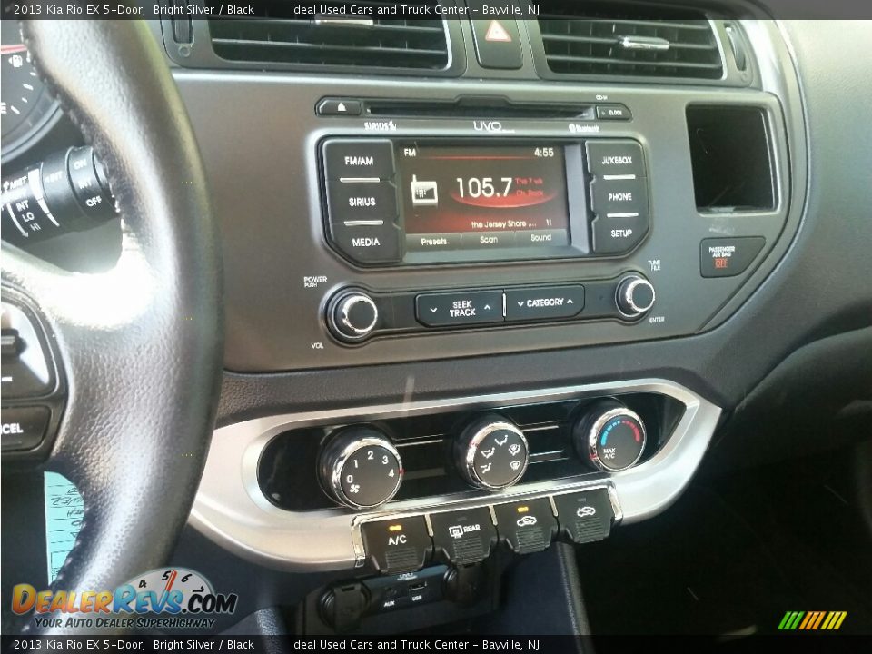 2013 Kia Rio EX 5-Door Bright Silver / Black Photo #18
