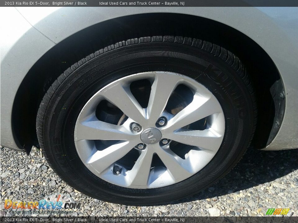 2013 Kia Rio EX 5-Door Bright Silver / Black Photo #26