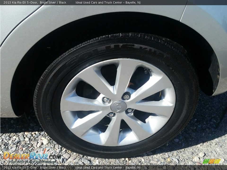 2013 Kia Rio EX 5-Door Bright Silver / Black Photo #27