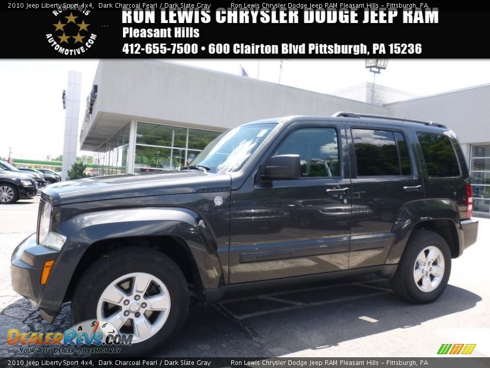 2010 Jeep Liberty Sport 4x4 Dark Charcoal Pearl / Dark Slate Gray Photo #1