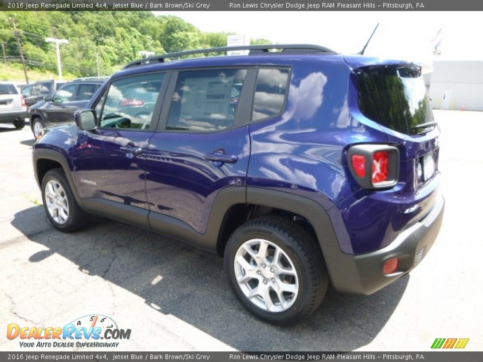 2016 Jeep Renegade Limited 4x4 Jetset Blue / Bark Brown/Ski Grey Photo #5