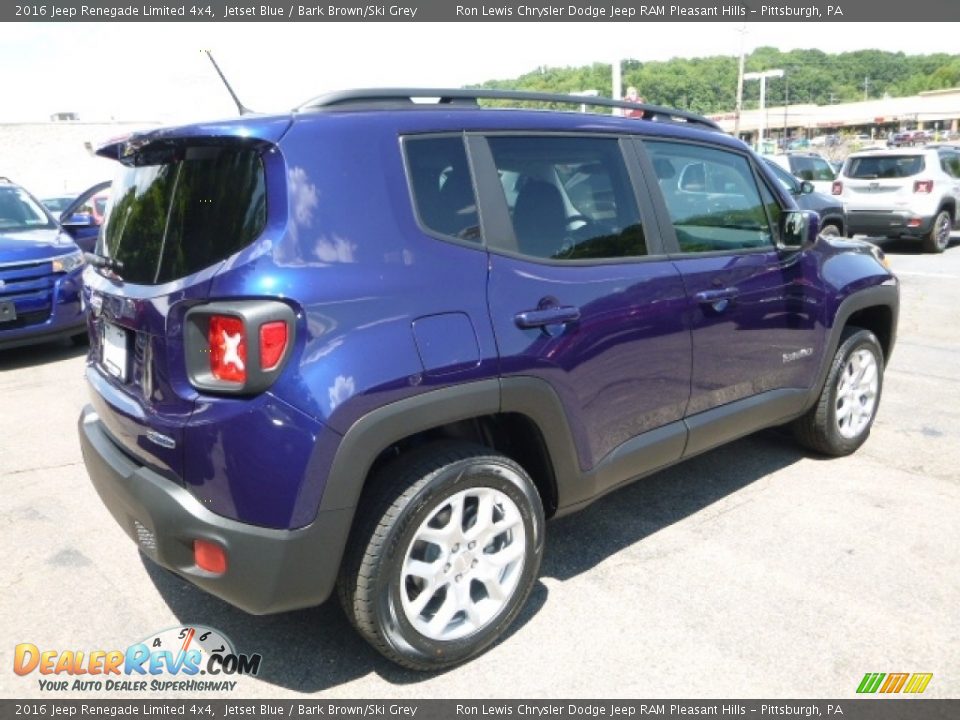 2016 Jeep Renegade Limited 4x4 Jetset Blue / Bark Brown/Ski Grey Photo #7