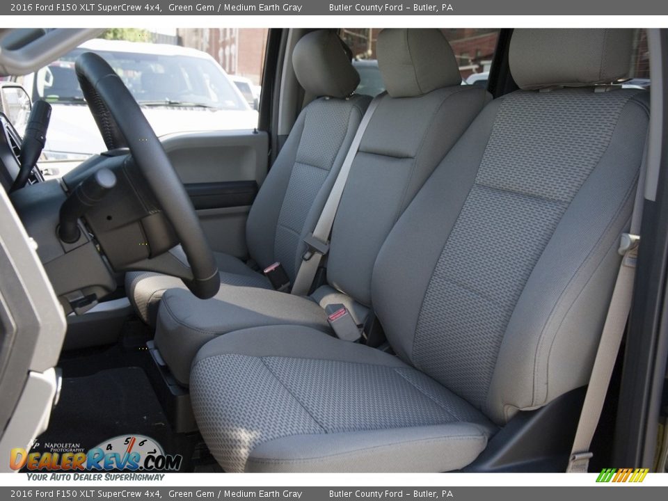 2016 Ford F150 XLT SuperCrew 4x4 Green Gem / Medium Earth Gray Photo #9