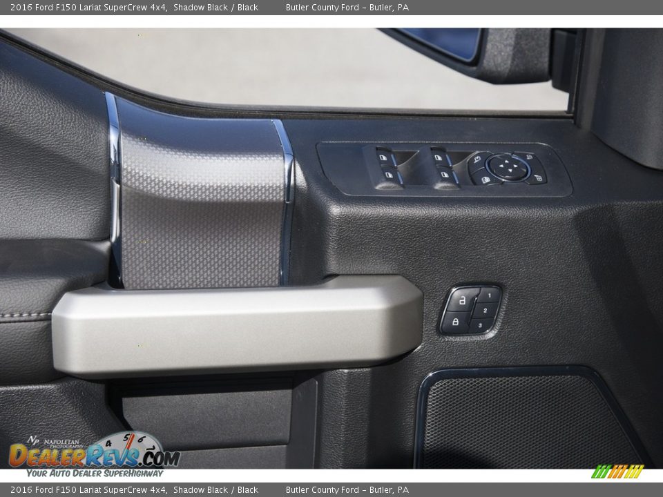 2016 Ford F150 Lariat SuperCrew 4x4 Shadow Black / Black Photo #9