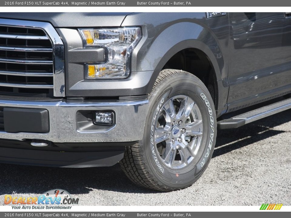 2016 Ford F150 XLT SuperCab 4x4 Magnetic / Medium Earth Gray Photo #2