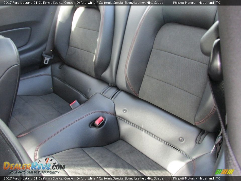 Rear Seat of 2017 Ford Mustang GT California Speical Coupe Photo #22