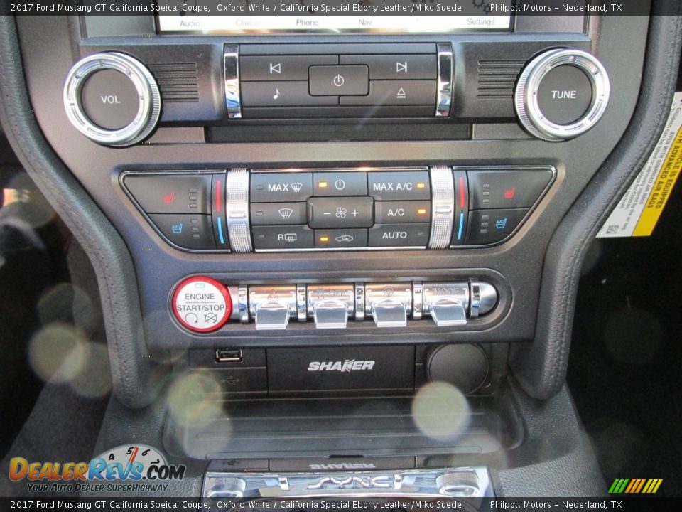 Controls of 2017 Ford Mustang GT California Speical Coupe Photo #26