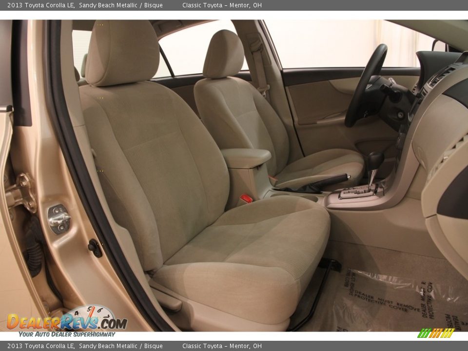 2013 Toyota Corolla LE Sandy Beach Metallic / Bisque Photo #12