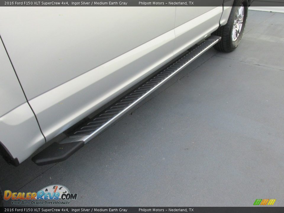2016 Ford F150 XLT SuperCrew 4x4 Ingot Silver / Medium Earth Gray Photo #12