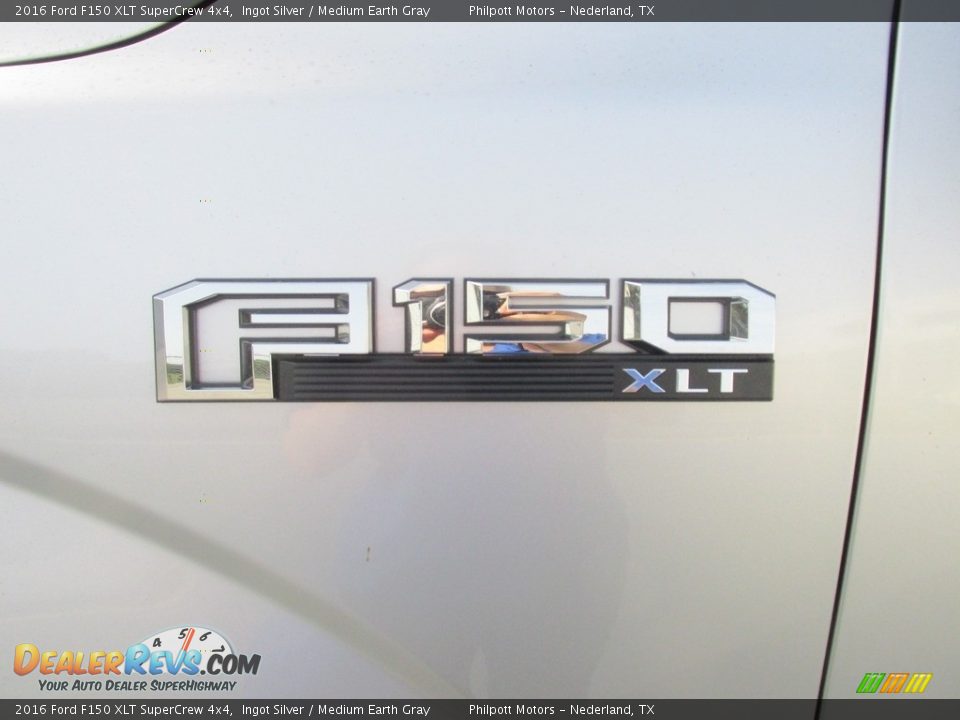 2016 Ford F150 XLT SuperCrew 4x4 Ingot Silver / Medium Earth Gray Photo #14