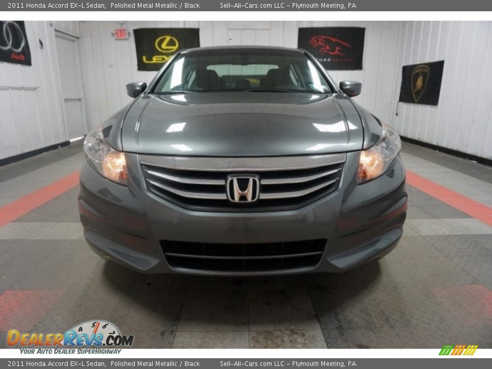2011 Honda Accord EX-L Sedan Polished Metal Metallic / Black Photo #4