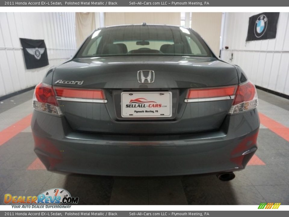 2011 Honda Accord EX-L Sedan Polished Metal Metallic / Black Photo #9