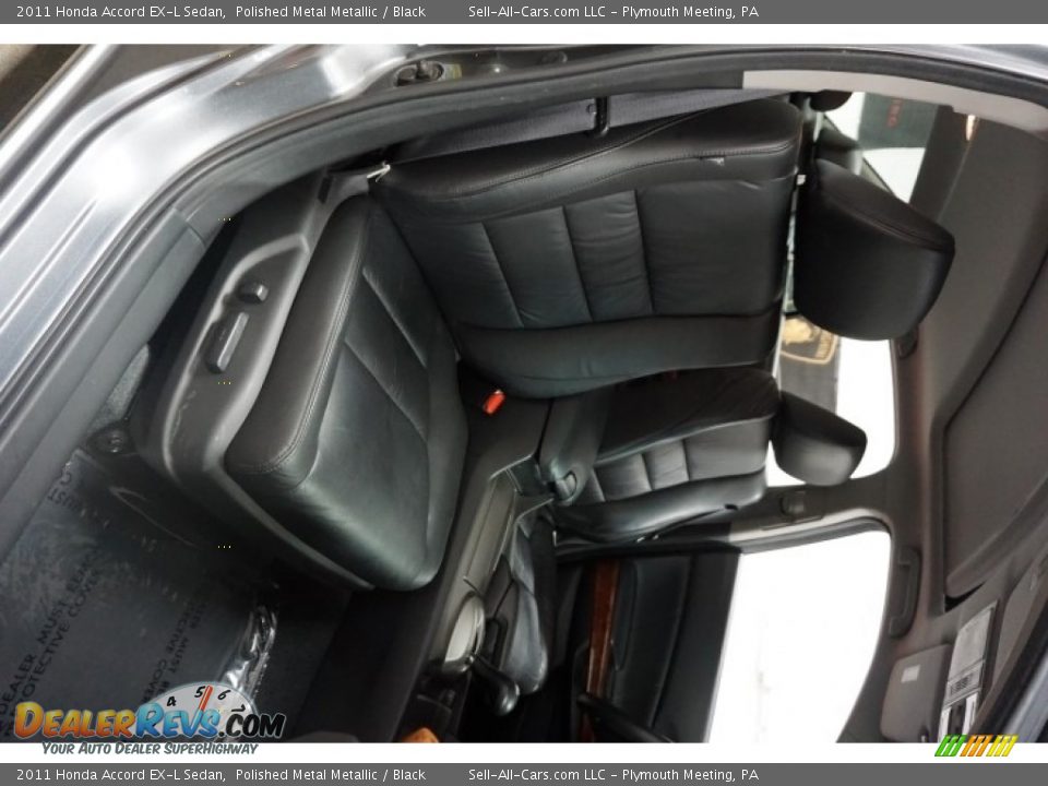 2011 Honda Accord EX-L Sedan Polished Metal Metallic / Black Photo #18