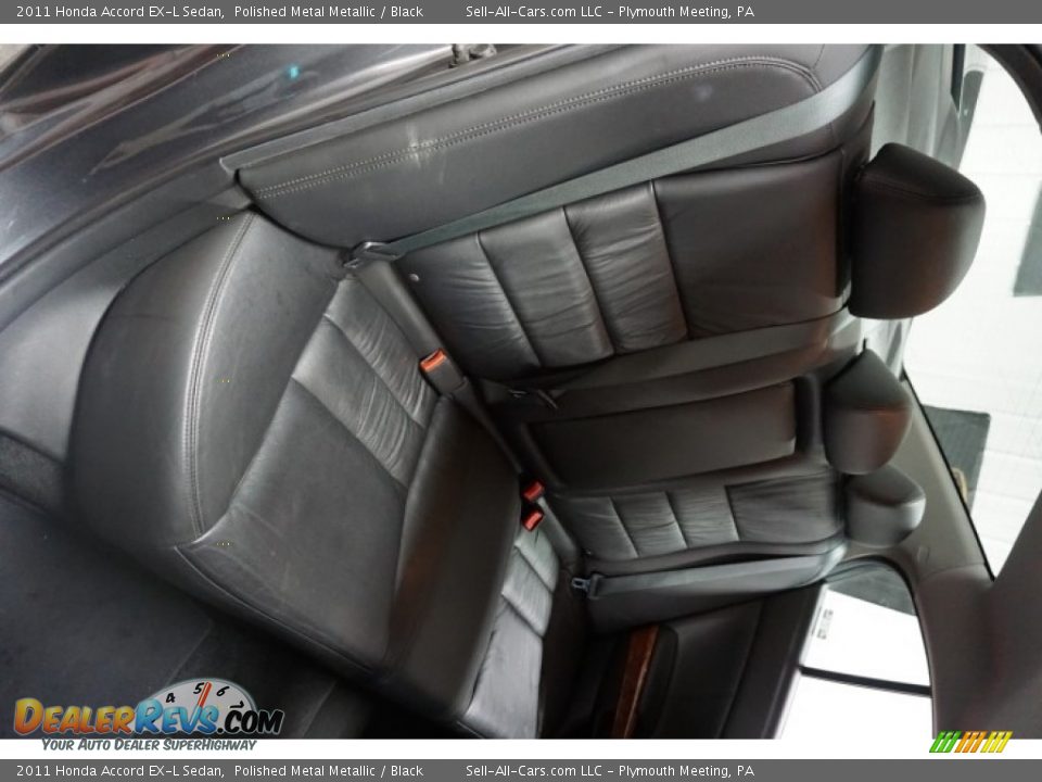 2011 Honda Accord EX-L Sedan Polished Metal Metallic / Black Photo #19