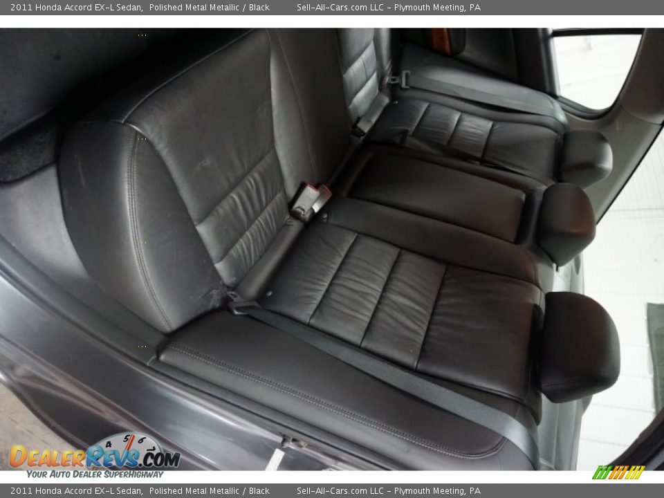 2011 Honda Accord EX-L Sedan Polished Metal Metallic / Black Photo #22