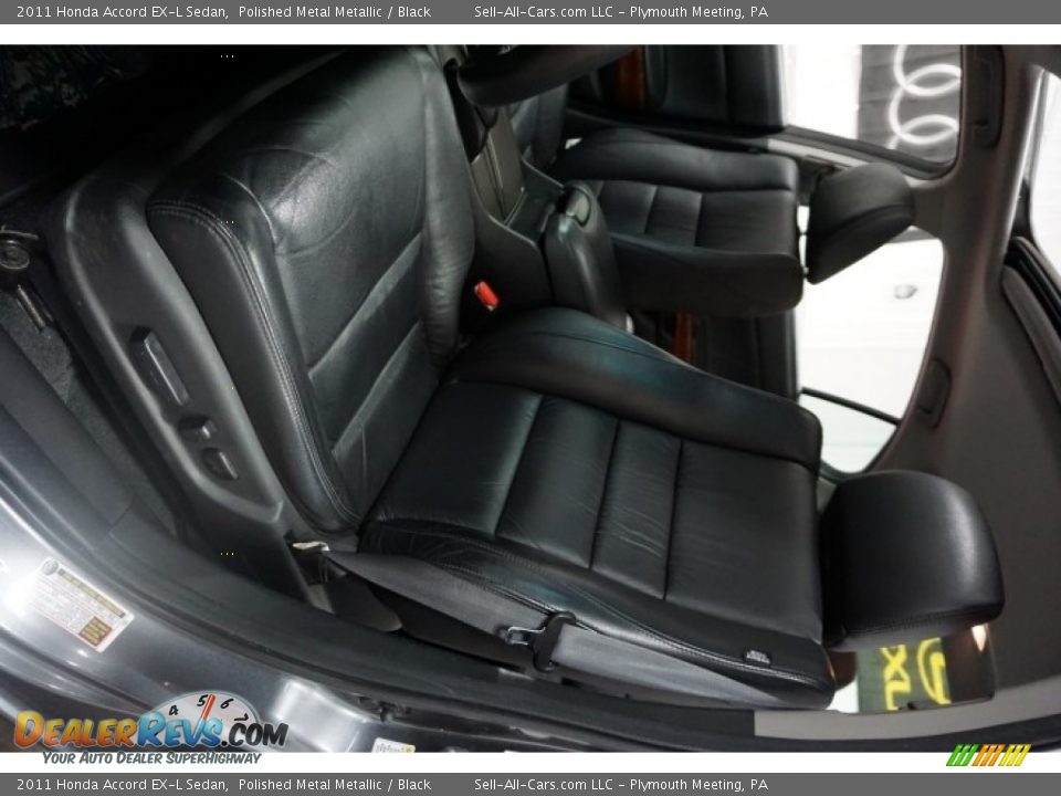 2011 Honda Accord EX-L Sedan Polished Metal Metallic / Black Photo #23