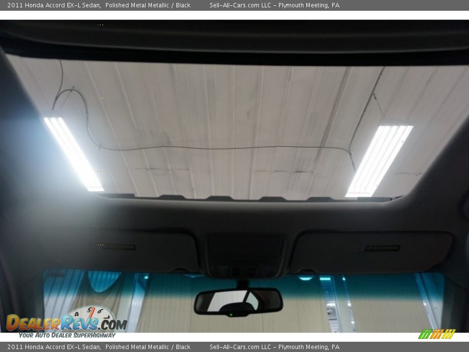 2011 Honda Accord EX-L Sedan Polished Metal Metallic / Black Photo #25