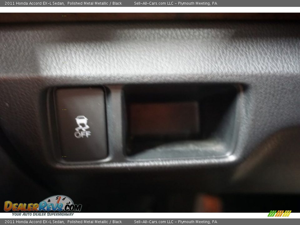 2011 Honda Accord EX-L Sedan Polished Metal Metallic / Black Photo #34