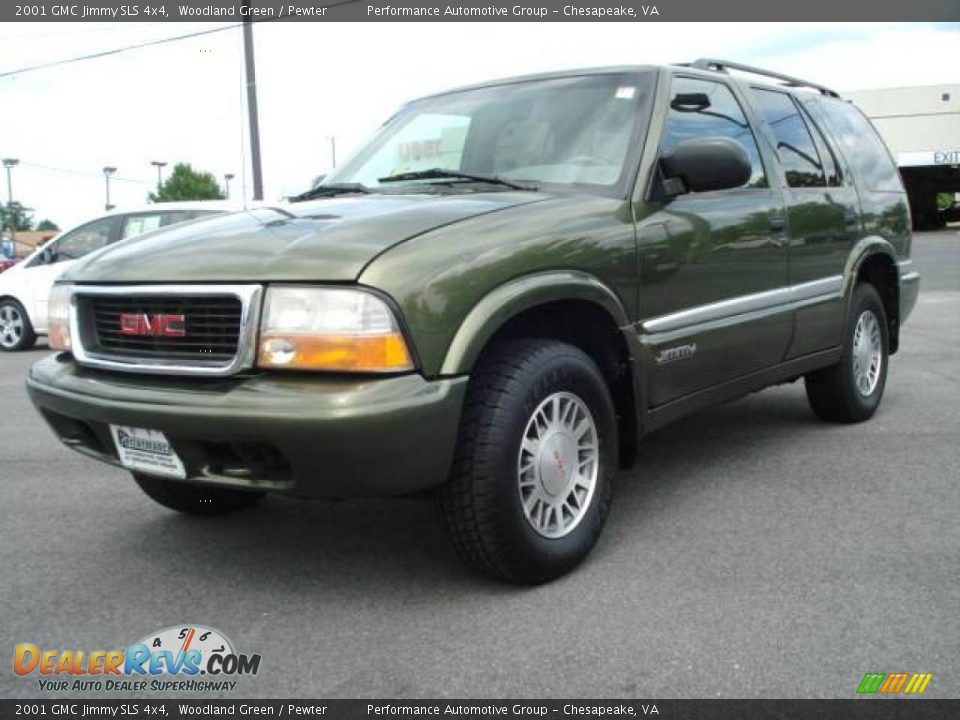 2001 GMC Jimmy SLS 4x4 Woodland Green / Pewter Photo #1