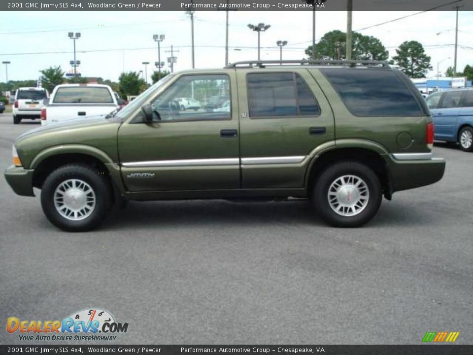 2001 GMC Jimmy SLS 4x4 Woodland Green / Pewter Photo #3