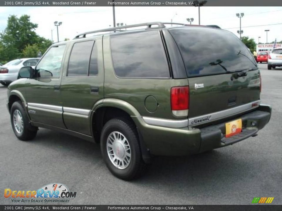 2001 GMC Jimmy SLS 4x4 Woodland Green / Pewter Photo #4