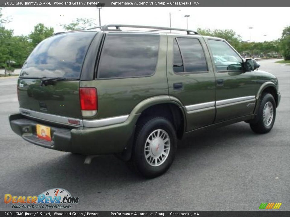 2001 GMC Jimmy SLS 4x4 Woodland Green / Pewter Photo #5