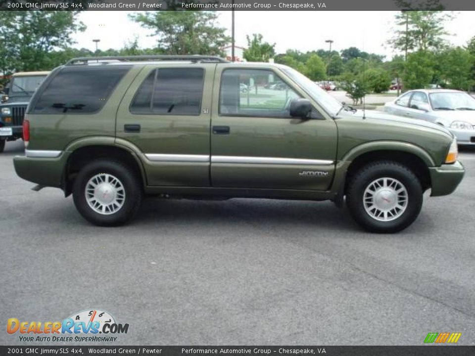 2001 GMC Jimmy SLS 4x4 Woodland Green / Pewter Photo #6