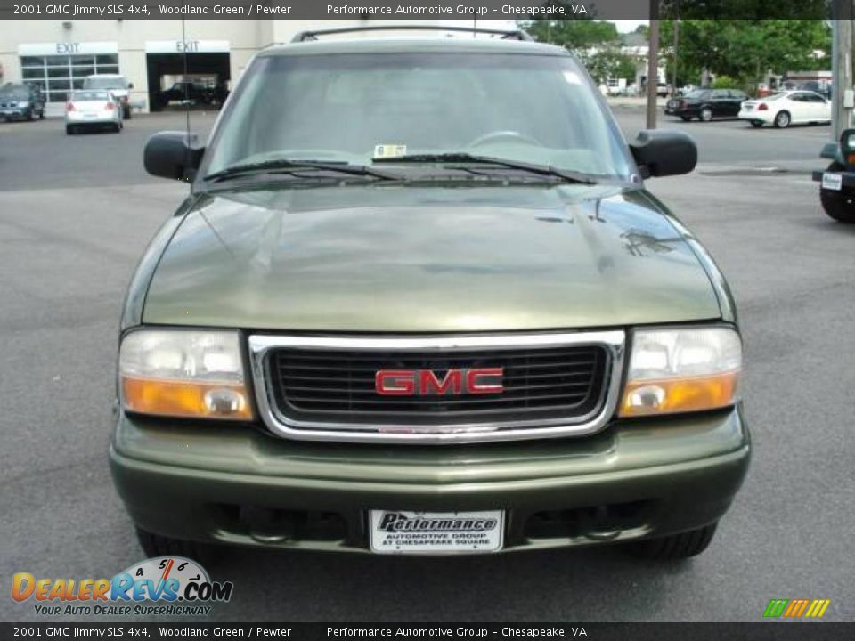 2001 GMC Jimmy SLS 4x4 Woodland Green / Pewter Photo #7