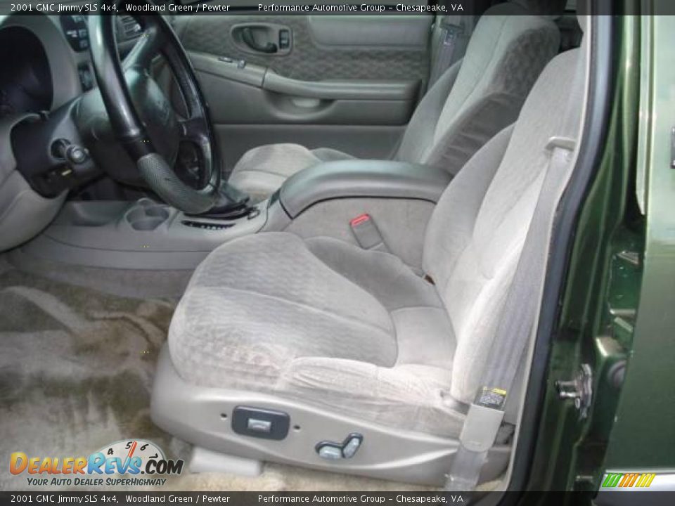 2001 GMC Jimmy SLS 4x4 Woodland Green / Pewter Photo #8