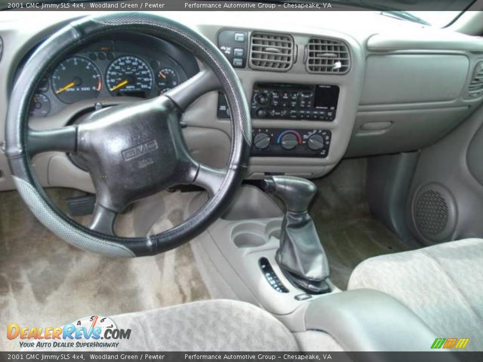 2001 GMC Jimmy SLS 4x4 Woodland Green / Pewter Photo #11