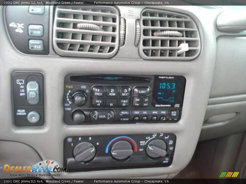 2001 GMC Jimmy SLS 4x4 Woodland Green / Pewter Photo #12