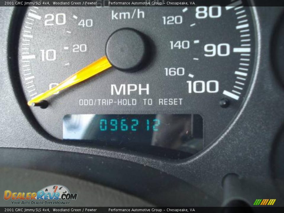 2001 GMC Jimmy SLS 4x4 Woodland Green / Pewter Photo #14