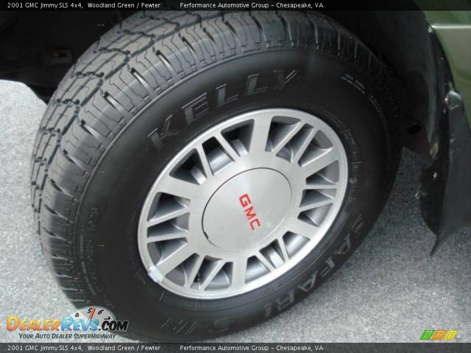 2001 GMC Jimmy SLS 4x4 Woodland Green / Pewter Photo #15