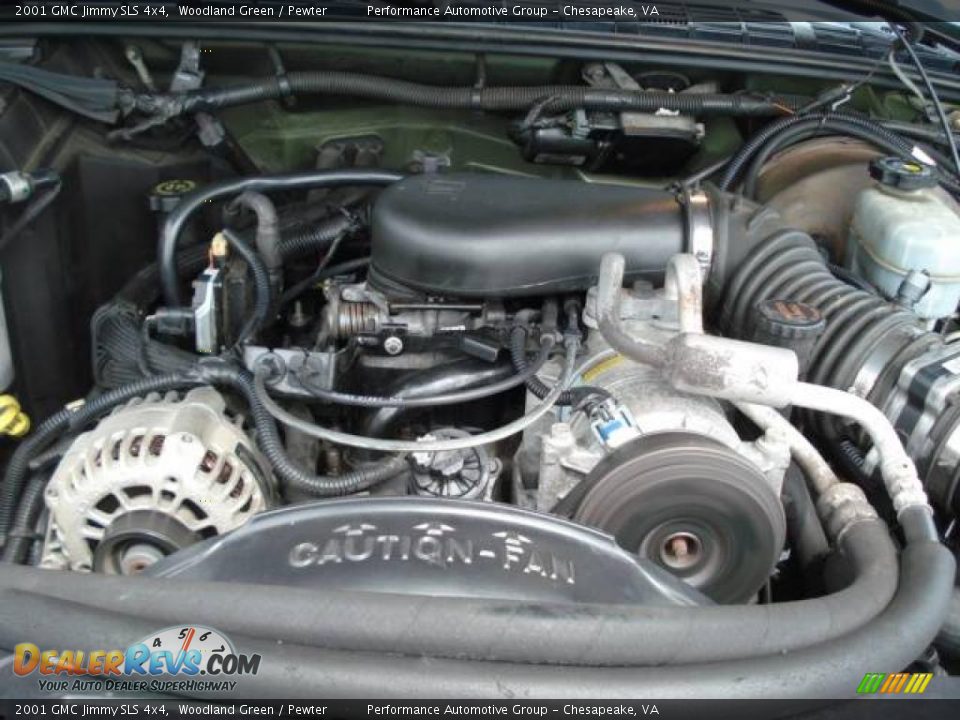 2001 GMC Jimmy SLS 4x4 Woodland Green / Pewter Photo #17