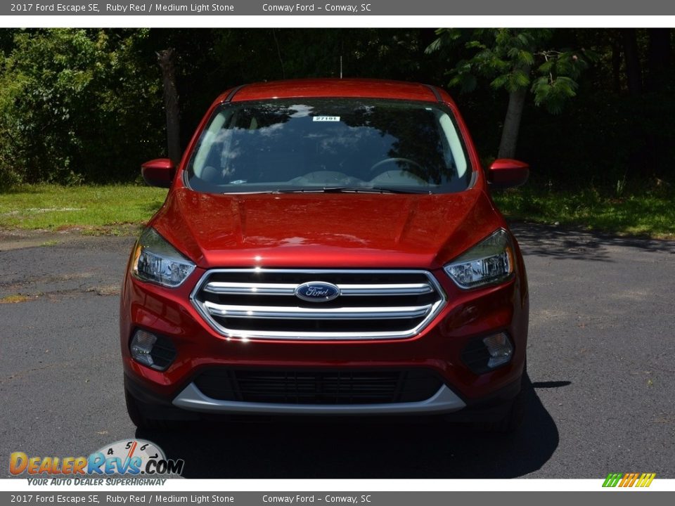 2017 Ford Escape SE Ruby Red / Medium Light Stone Photo #9