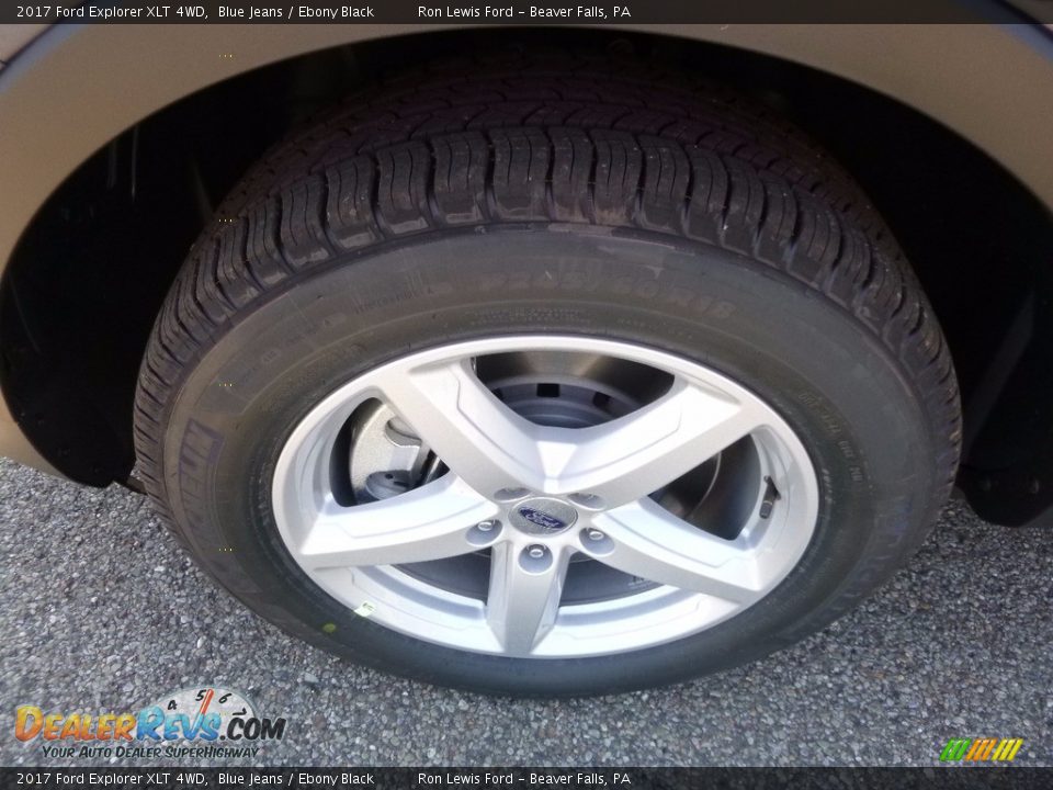 2017 Ford Explorer XLT 4WD Blue Jeans / Ebony Black Photo #9