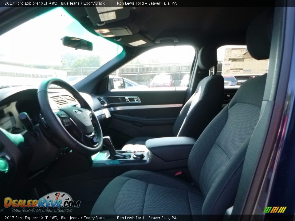 2017 Ford Explorer XLT 4WD Blue Jeans / Ebony Black Photo #10