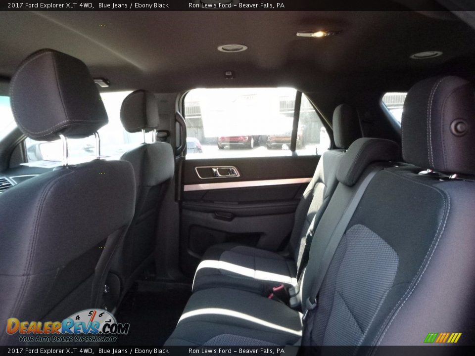 2017 Ford Explorer XLT 4WD Blue Jeans / Ebony Black Photo #11