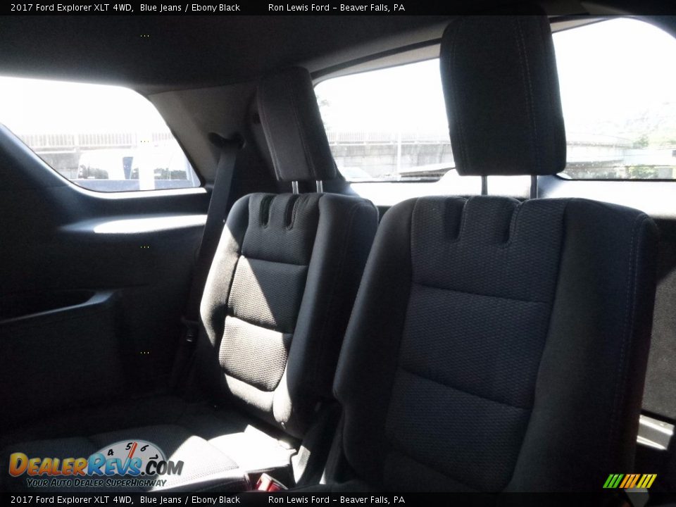 2017 Ford Explorer XLT 4WD Blue Jeans / Ebony Black Photo #12