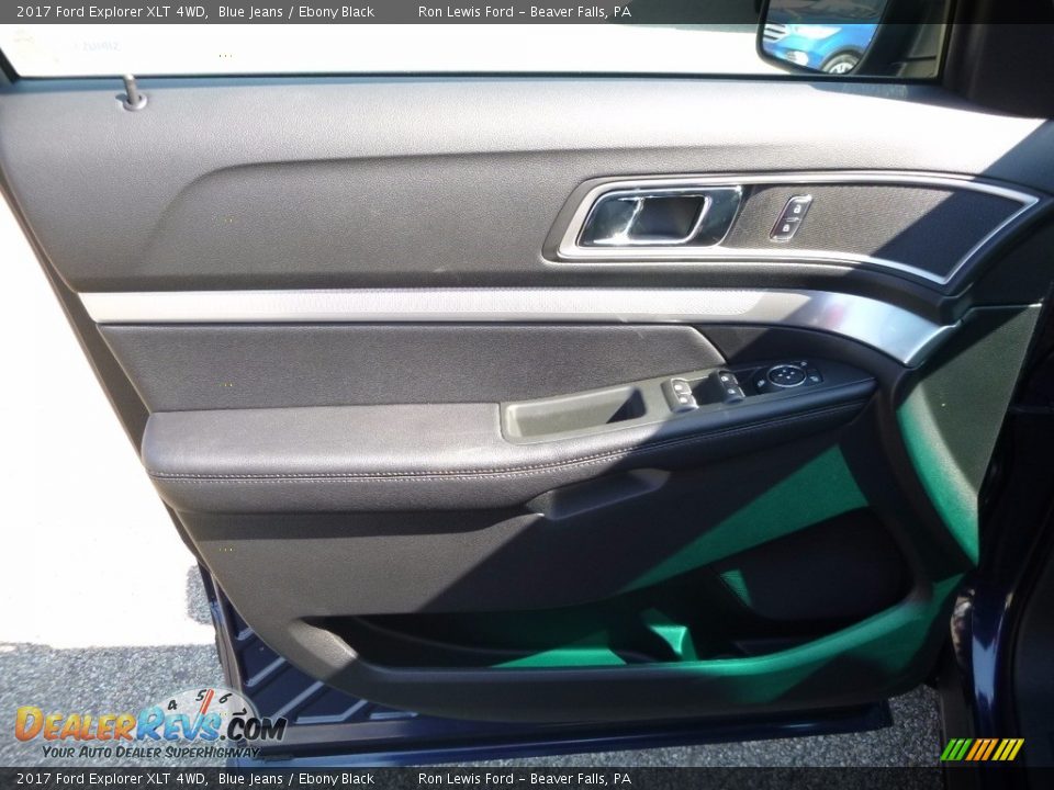 2017 Ford Explorer XLT 4WD Blue Jeans / Ebony Black Photo #14