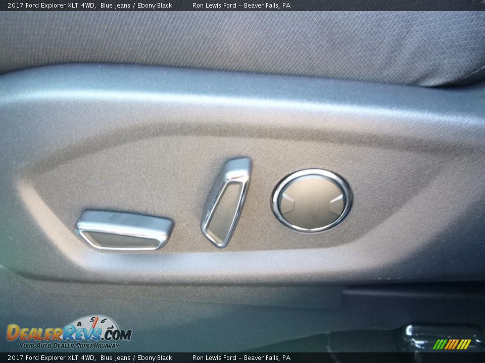 2017 Ford Explorer XLT 4WD Blue Jeans / Ebony Black Photo #16