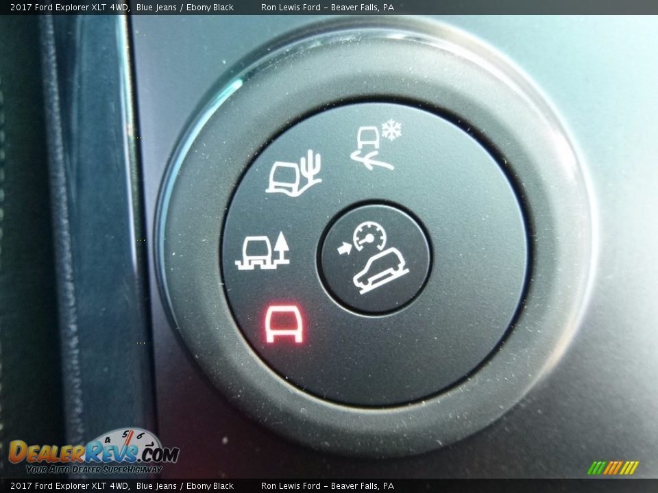 2017 Ford Explorer XLT 4WD Blue Jeans / Ebony Black Photo #19