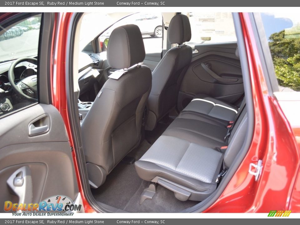 2017 Ford Escape SE Ruby Red / Medium Light Stone Photo #23