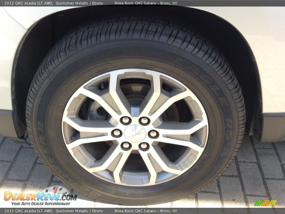 2013 GMC Acadia SLT AWD Quicksilver Metallic / Ebony Photo #4